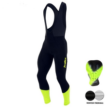 Load image into Gallery viewer, Thermal Fleece Long Bicycle Bib Pants