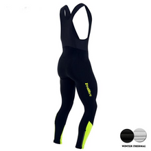 Load image into Gallery viewer, Thermal Fleece Long Bicycle Bib Pants