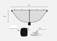 Load image into Gallery viewer, Ultra-Large Hammock Mosquito Net