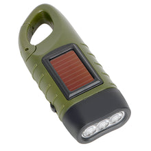 Load image into Gallery viewer, Hand Crank Dynamo Portable LED Flashlight