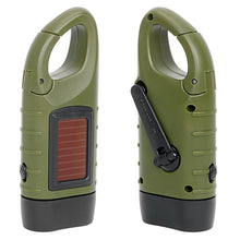 Load image into Gallery viewer, Hand Crank Dynamo Portable LED Flashlight
