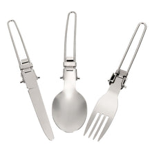Load image into Gallery viewer, Outdoor Camping Equipment Folding Cutlery