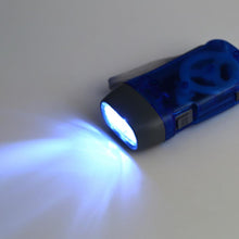 Load image into Gallery viewer, Hand Pressing Dynamo Crank Flashlight