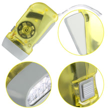 Load image into Gallery viewer, Hand Pressing Dynamo Crank Flashlight