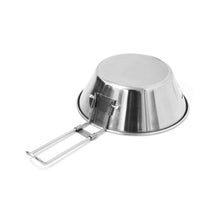 Load image into Gallery viewer, Stainless Steel Bowl With Foldable Handle