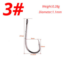 Load image into Gallery viewer, High Carbon Steel Barbed Fish Hook