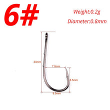 Load image into Gallery viewer, High Carbon Steel Barbed Fish Hook