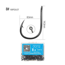 Load image into Gallery viewer, Carbon Steel Single Circle Fishhook