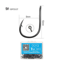 Load image into Gallery viewer, Carbon Steel Single Circle Fishhook