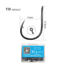 Load image into Gallery viewer, Carbon Steel Single Circle Fishhook
