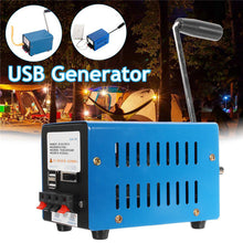 Load image into Gallery viewer, Hand Crank USB Charging Emergency