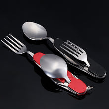 Load image into Gallery viewer, Stainless-Steel Multi Pocket Tool Picnic Cookware