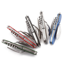 Load image into Gallery viewer, Stainless-Steel Multi Pocket Tool Picnic Cookware