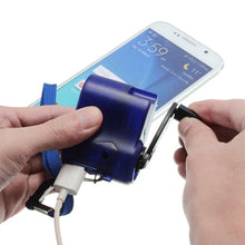 Load image into Gallery viewer, Portable USB Hand Cranked Power Generator