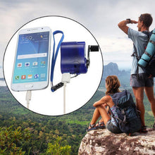 Load image into Gallery viewer, Portable USB Hand Cranked Power Generator