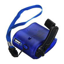 Load image into Gallery viewer, Portable USB Hand Cranked Power Generator