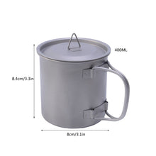 Load image into Gallery viewer, Titanium Camping Pot